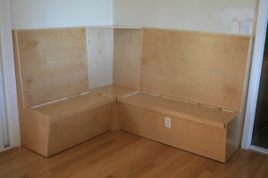 Corner Bench Breakfast Nook Maple