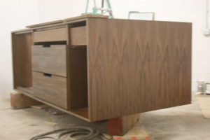 Kitchen Island build out Walnut 7ft W x 4ft D x 34in H