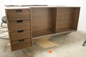 Kitchen Island build out Walnut 7ft W x 4ft D x 34in H