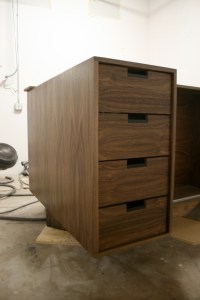 Kitchen Island build out Walnut 7ft W x 4ft D x 34in H