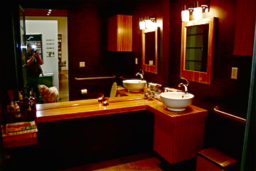 Bath production  Santa Monica Zebrawood 2 sides of room are identical (2)
