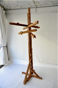 Coat hanger Walmut 7ft tall (2)