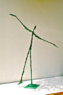 Dancer blue green bronze patina 5.5 ft tall (2)