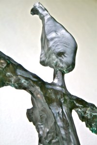 Icarus close up  blue green bronze patina 4ft tall  (2)