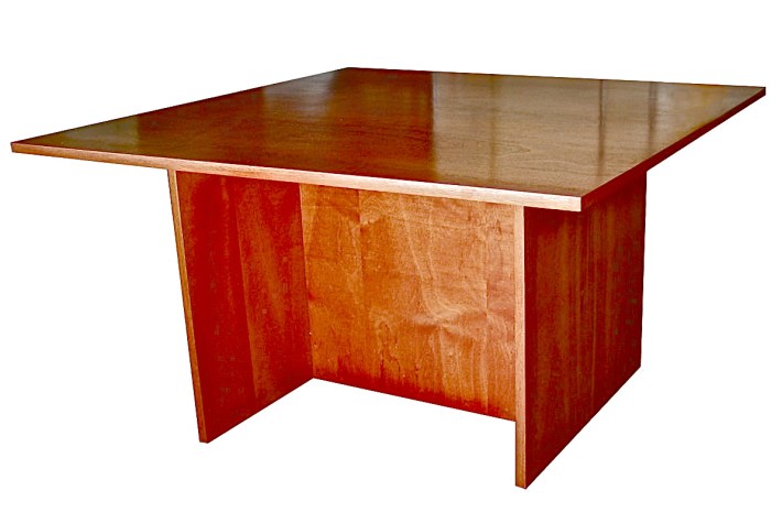 S Table Mahogany 36in W x 20in W x 18in H