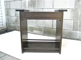 Samurai table  Walnut stained 2ft x 30in