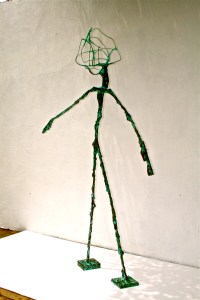 Walker blue green bronze patina 7ft tall (1)