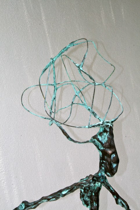 Walker blue green bronze patina 7ft tall (6)