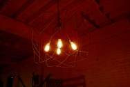 4B wire sphere shade with hanger  2ft W (1)