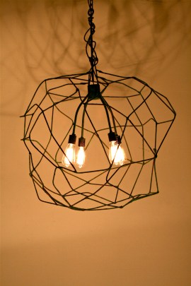 4B wire sphere shade with hanger  2ft W (6)